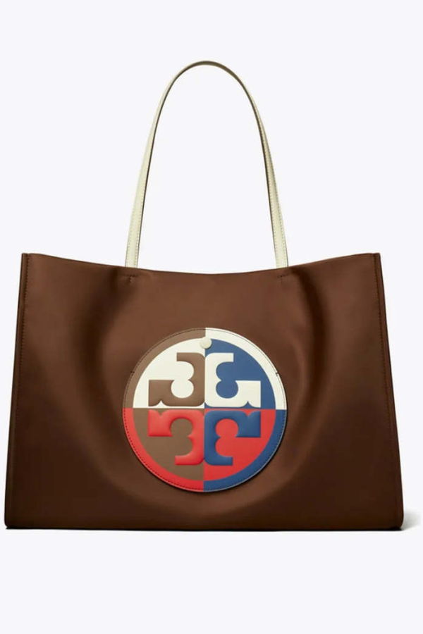 Tory Burch Large Ella Colorblock Tote - Multi