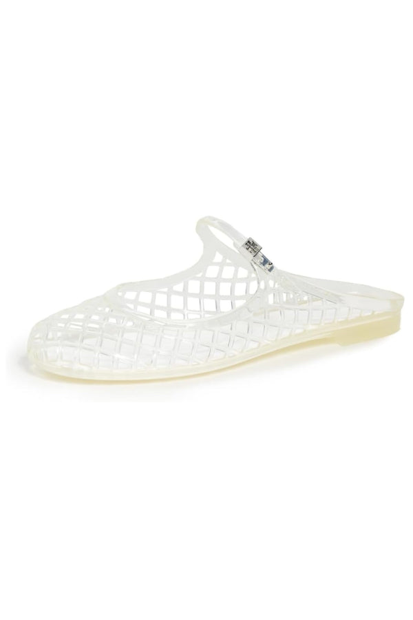 Tory Burch Mellow Mary Jane Jelly - Clear/Silver