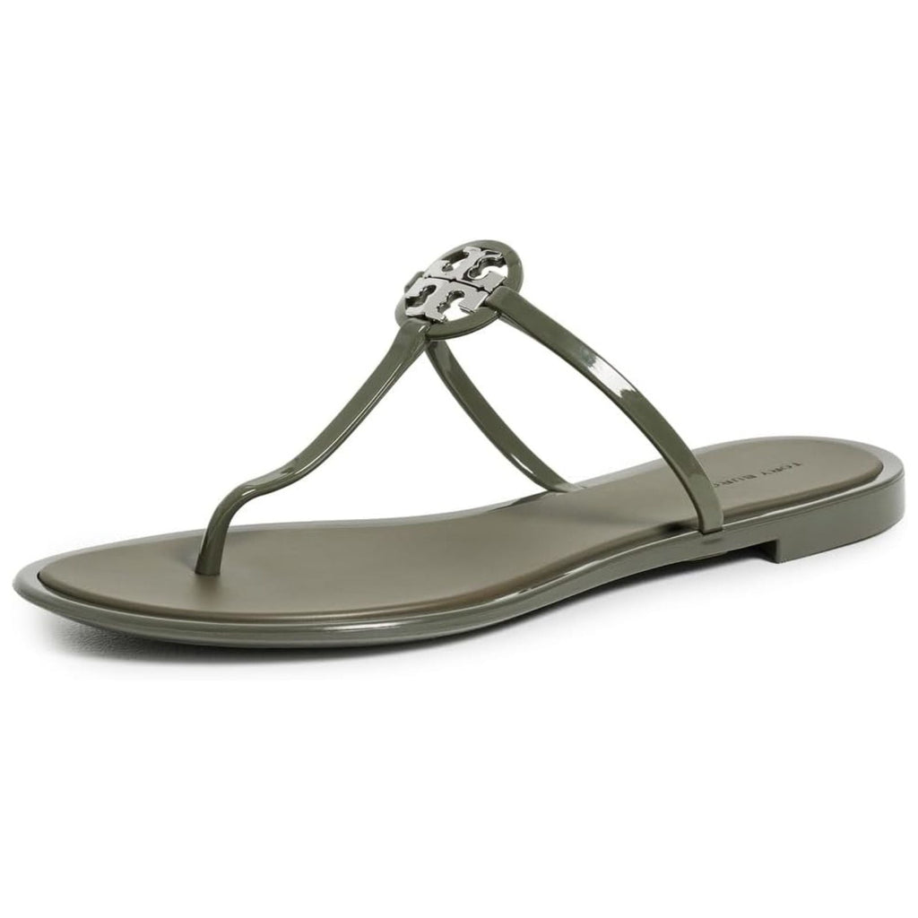 Tory Burch Mini Miller Jelly Sandals - New Leccio/Silver