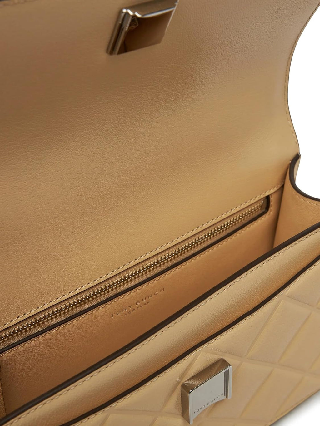 Tory Burch Small Fleming Diamond Convertible Shoulder Bag - Vanilla Soft Serve