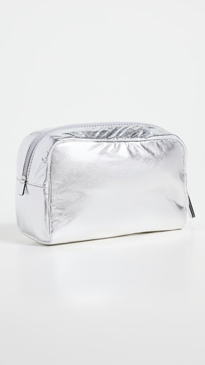 Tory Burch Virginia Cosmetic Case - Silver