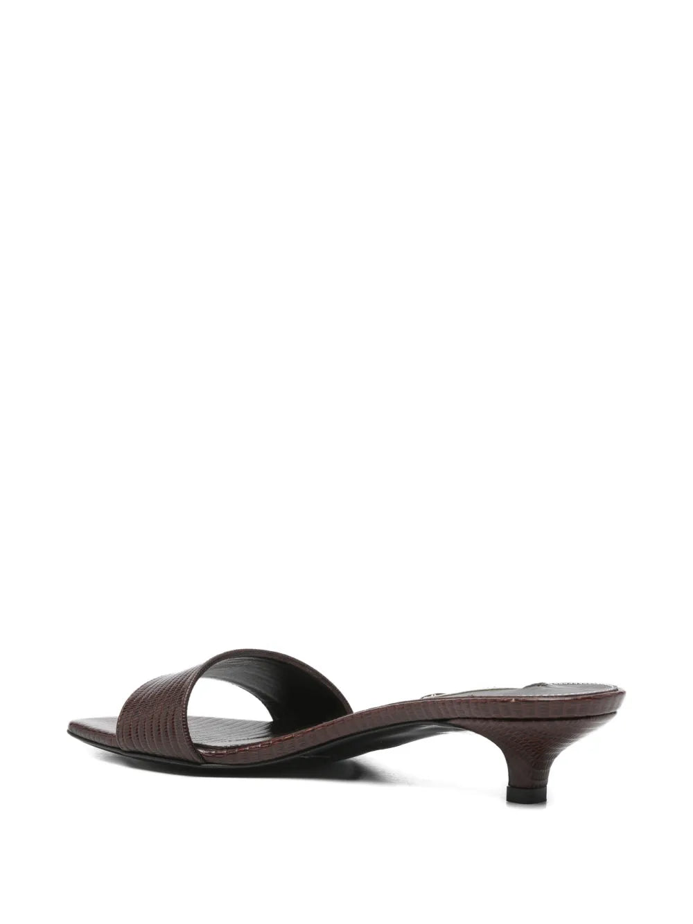 Totême Slim Lizard Embossed Mule