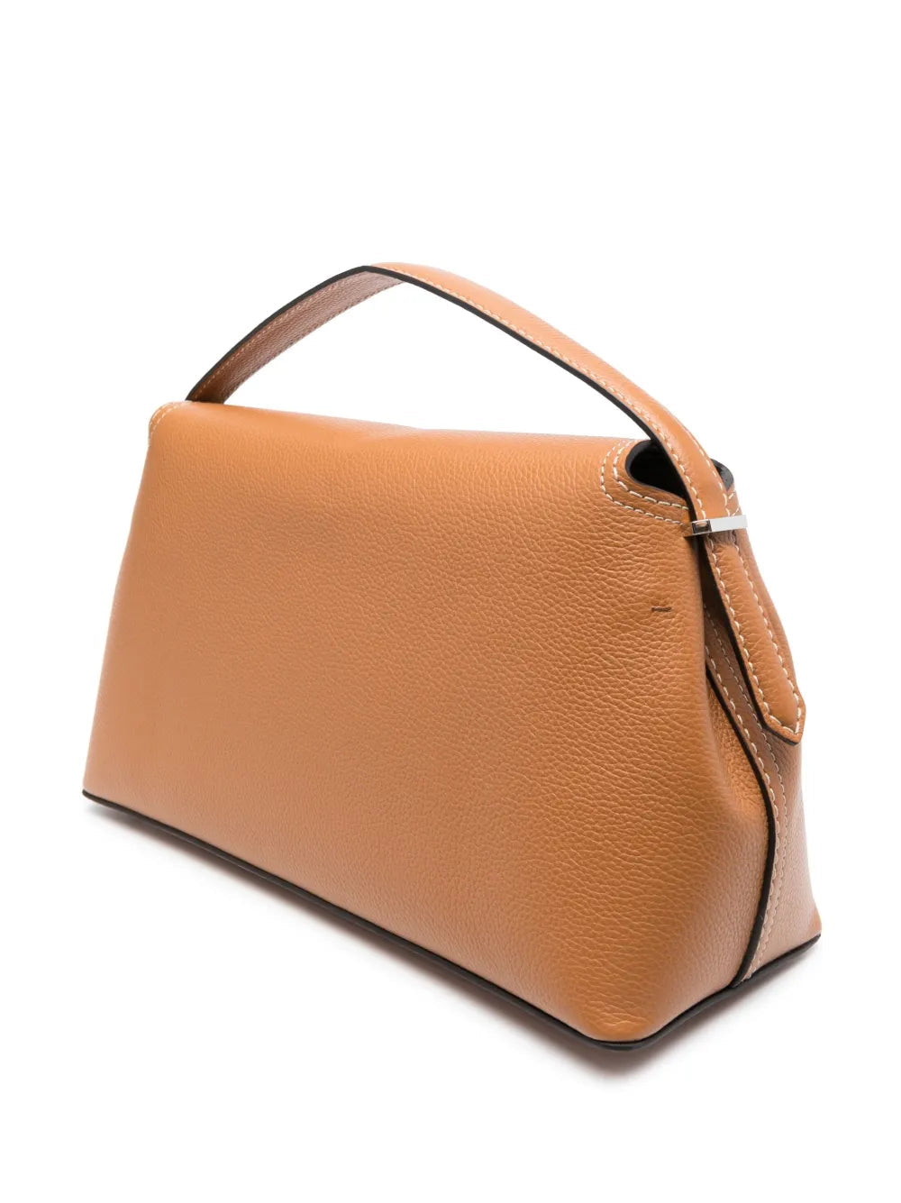 Totême T-lock Grained-Leather Top Handle Bag