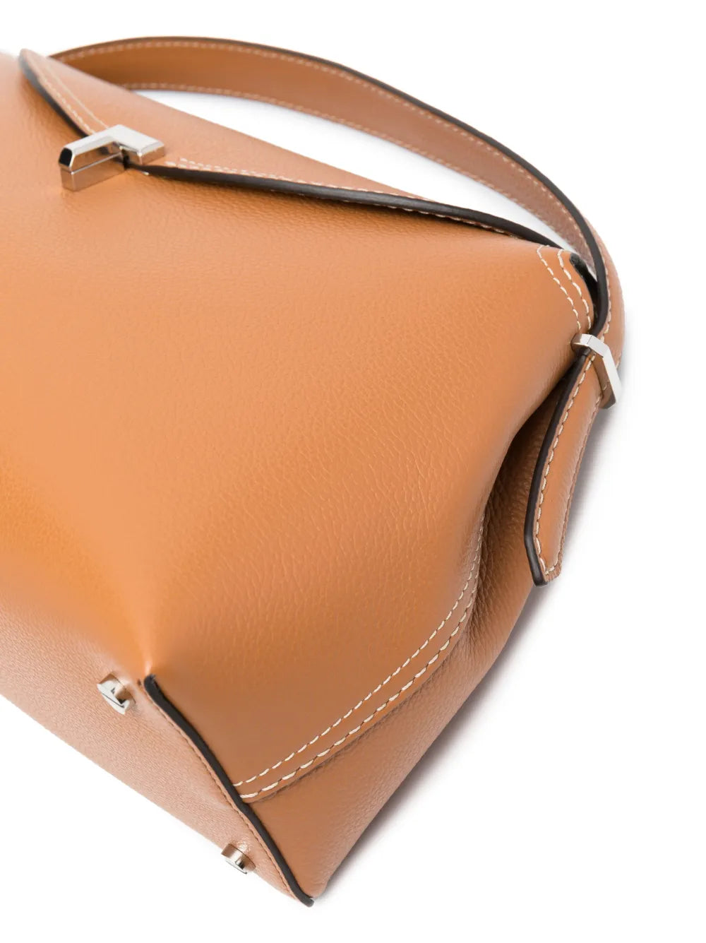 Totême T-lock Grained-Leather Top Handle Bag