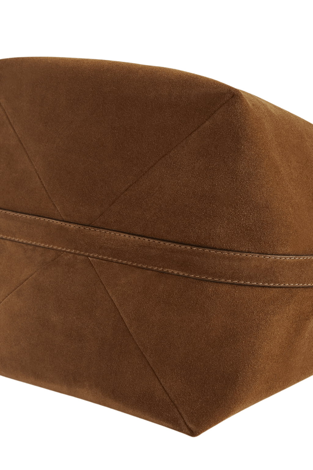 Totême Belted Suede Tote - Tan