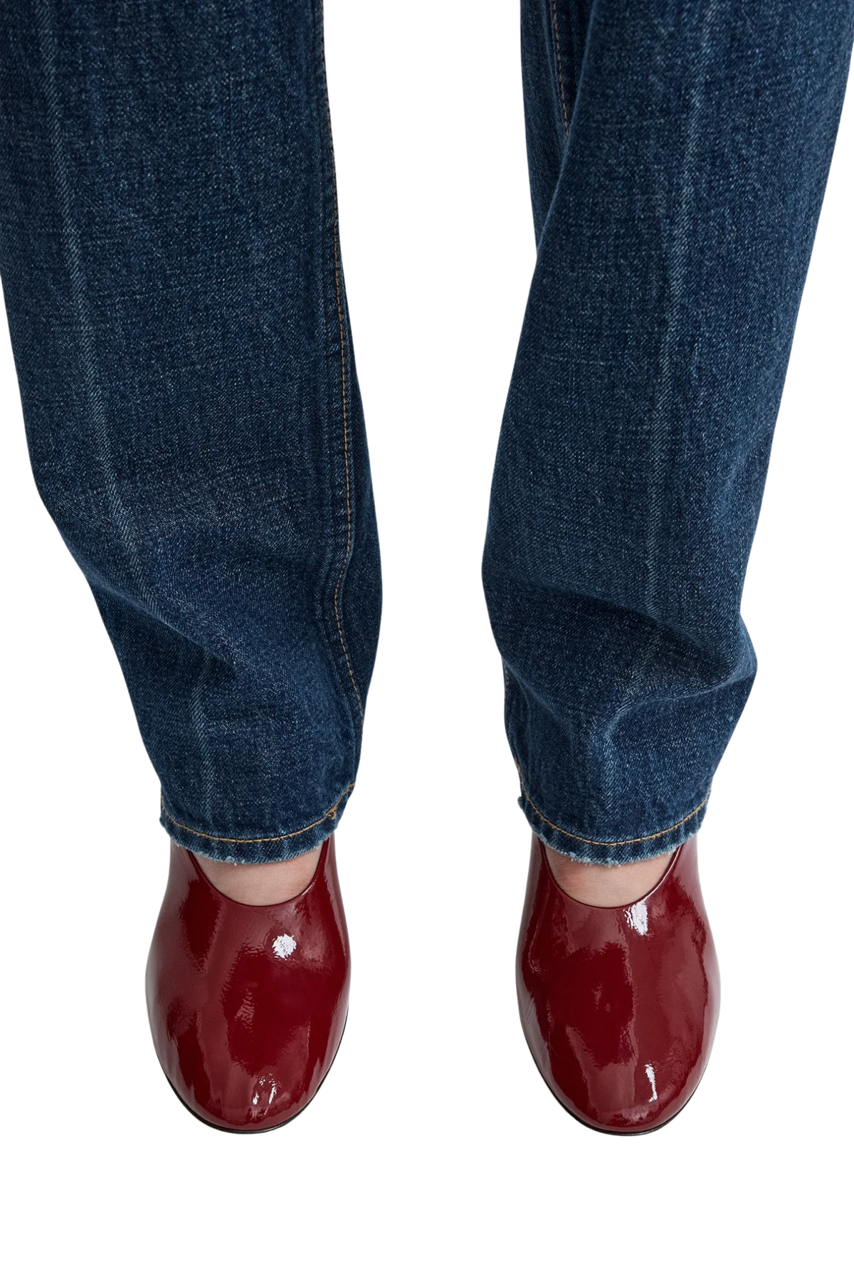 Totême Slip Naplack Pumps - Cherry
