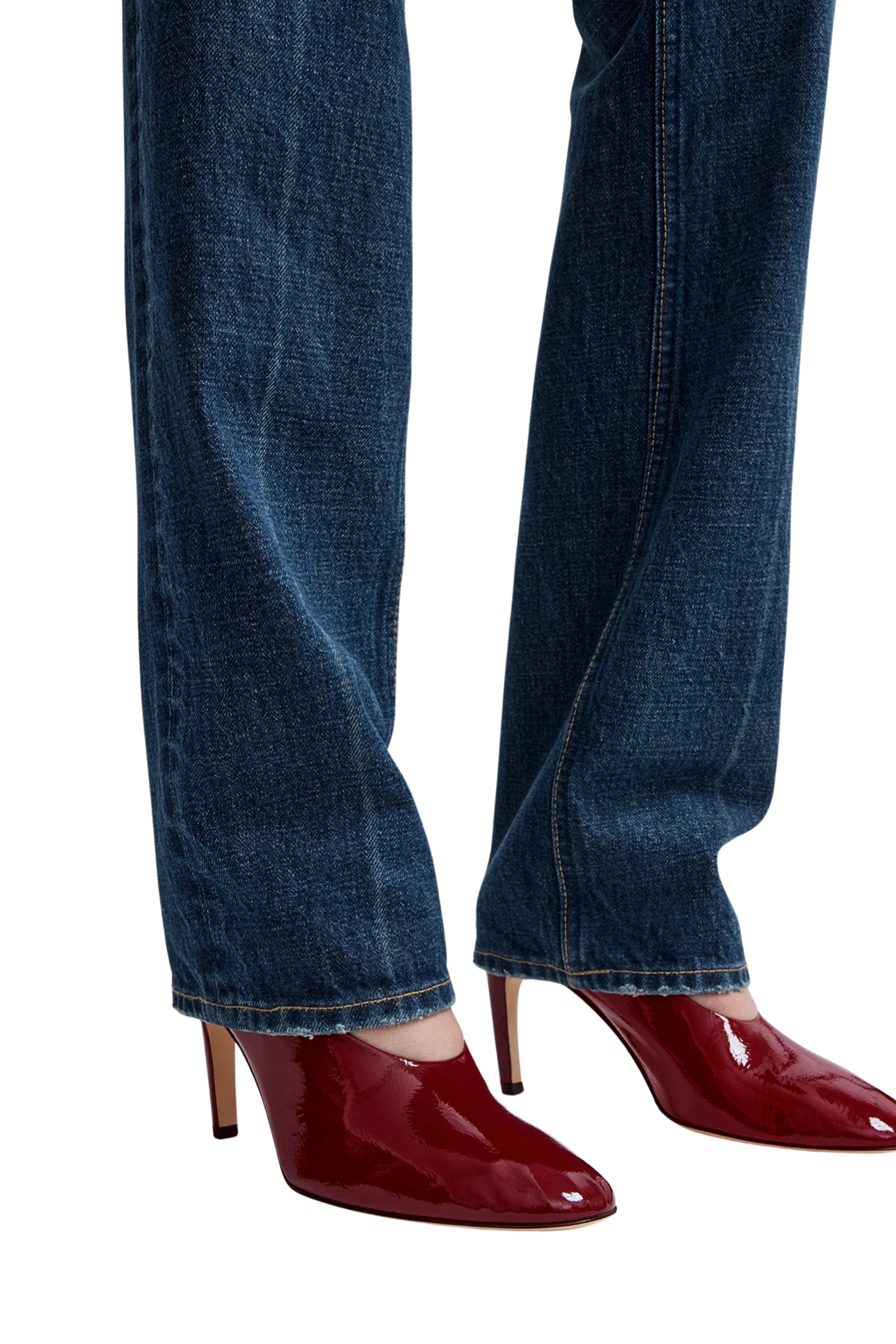 Totême Slip Naplack Pumps - Cherry