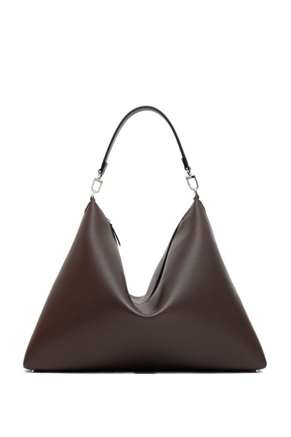 Totême Grainy Leather Tote Bag - Brown