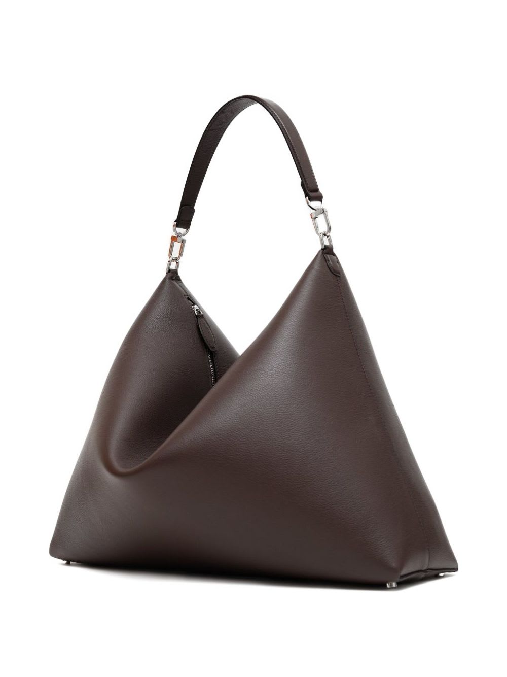 Totême Grainy Leather Tote Bag - Brown