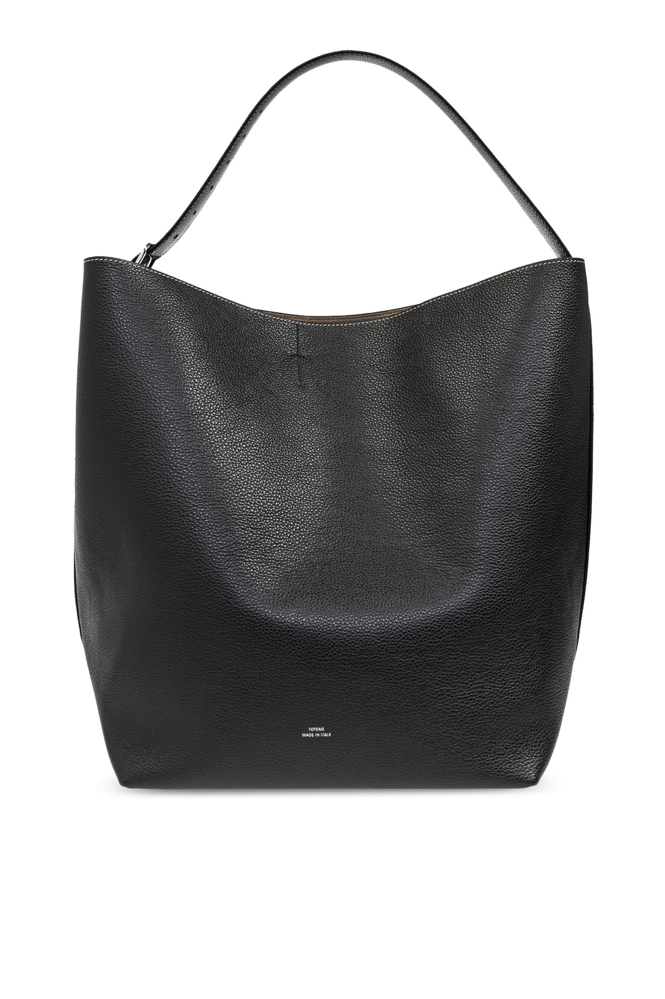 Totême Belted Shopper Bag - Black
