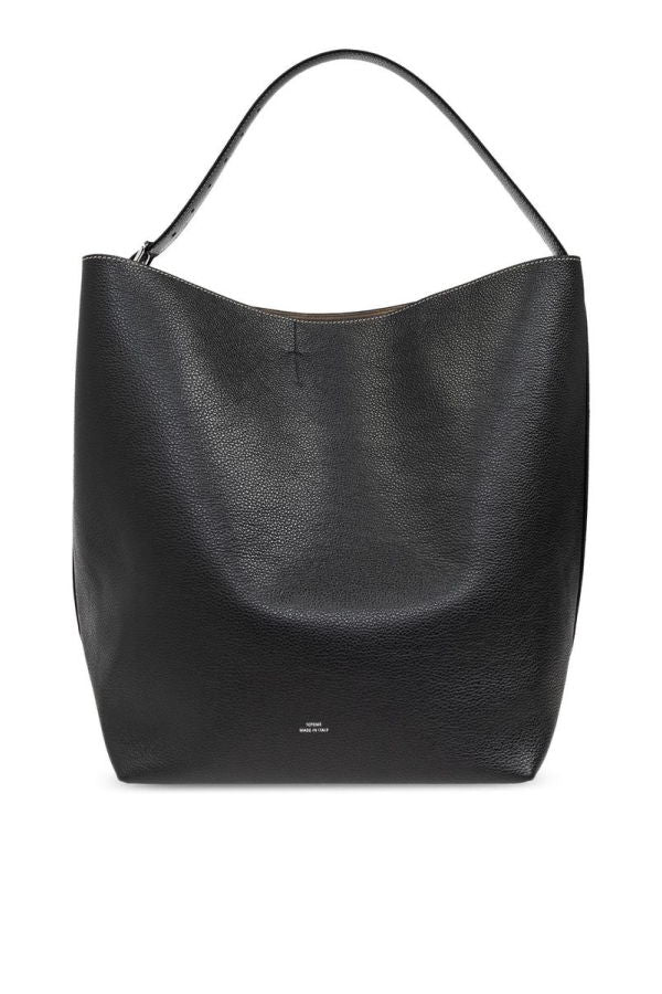 Totême Belted Shopper Bag - Black