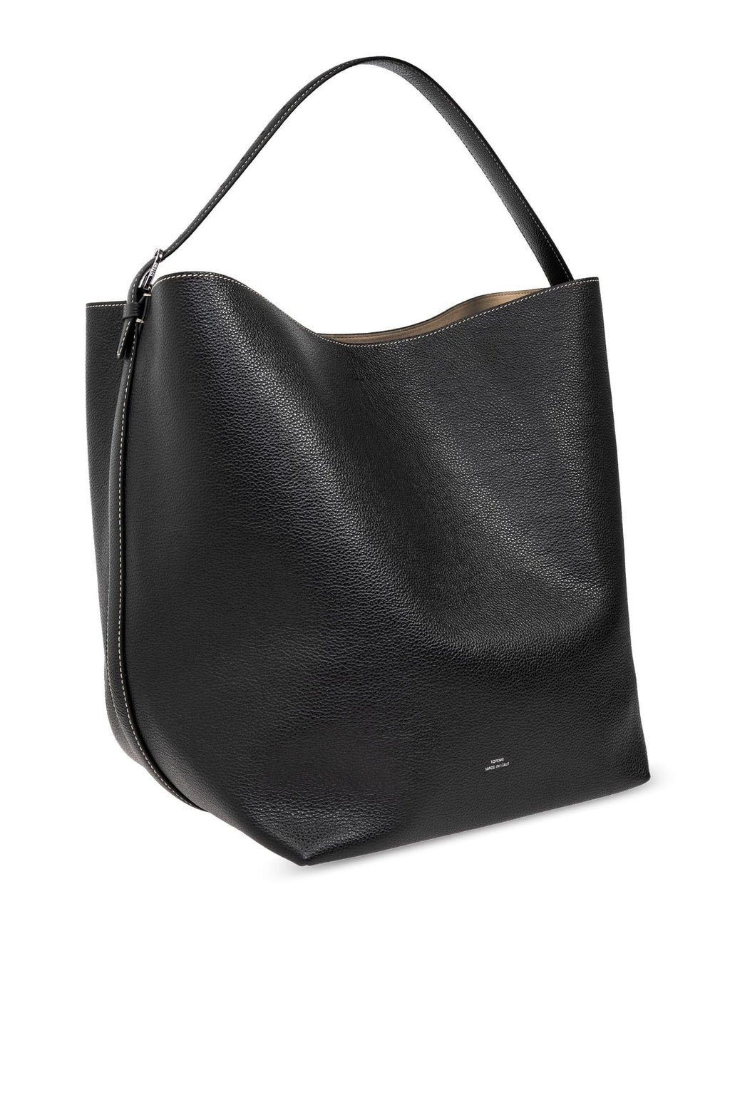 Totême Belted Shopper Bag - Black