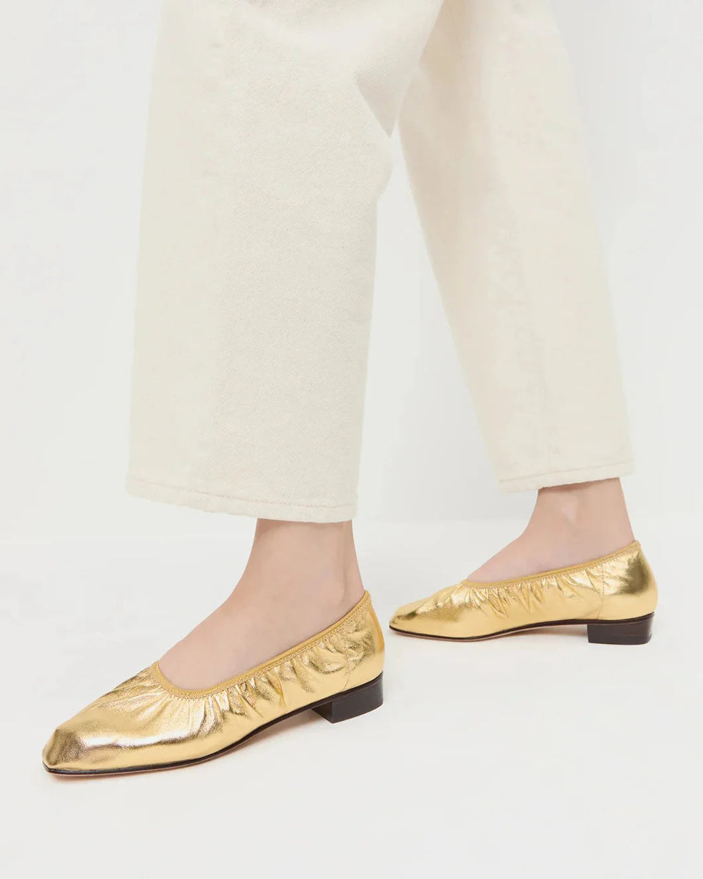 Loeffler Randall Tove Ballet Flat - Gold