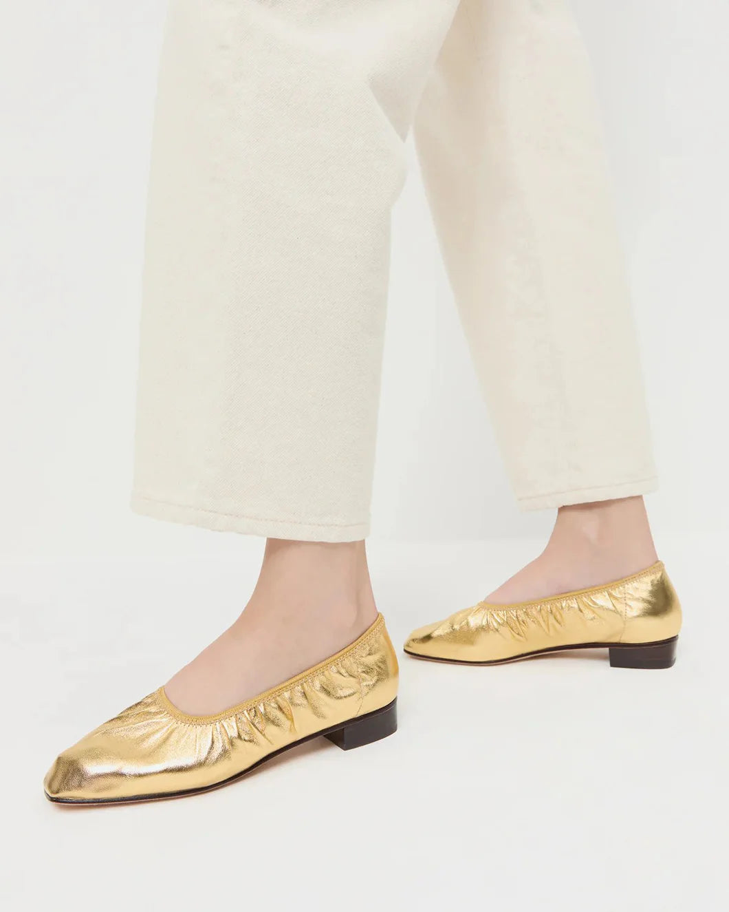 Loeffler Randall Tove Ballet Flat - Gold
