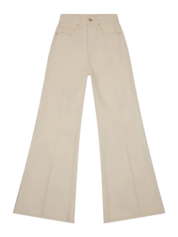 Ossou Trace Flare Jean - Natural