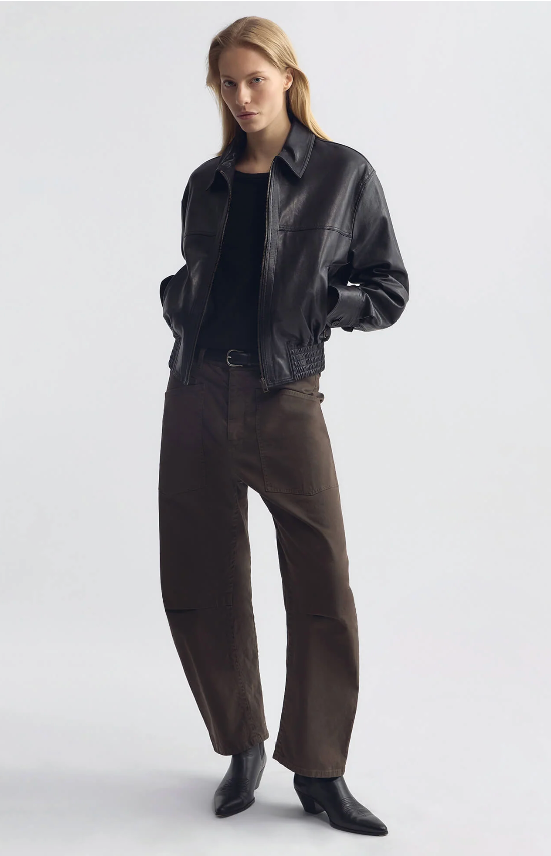 Nili Lotan Tribeca Pant - Dark Walnut