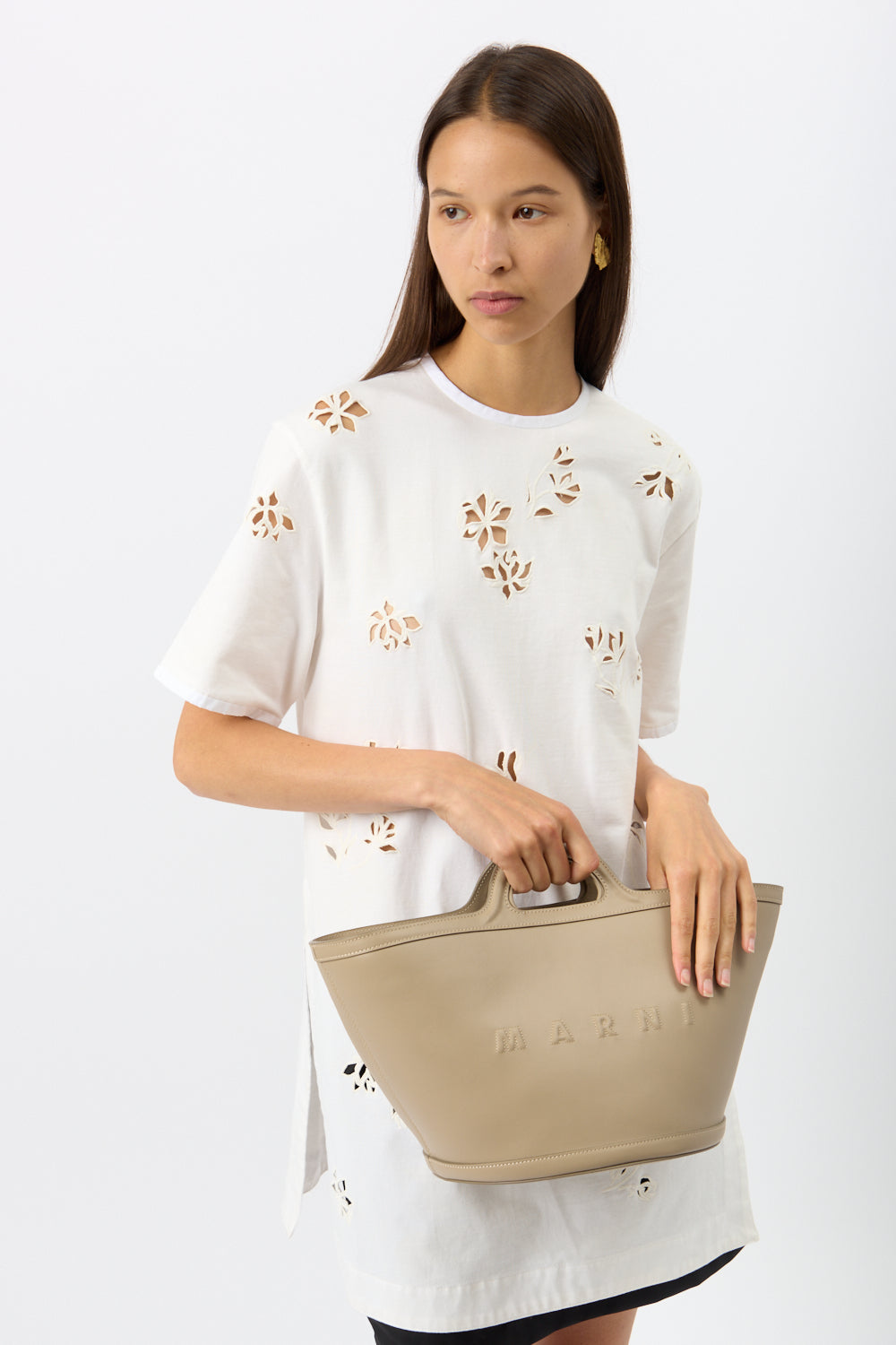 Marni Tropicalia Small Leather Tote