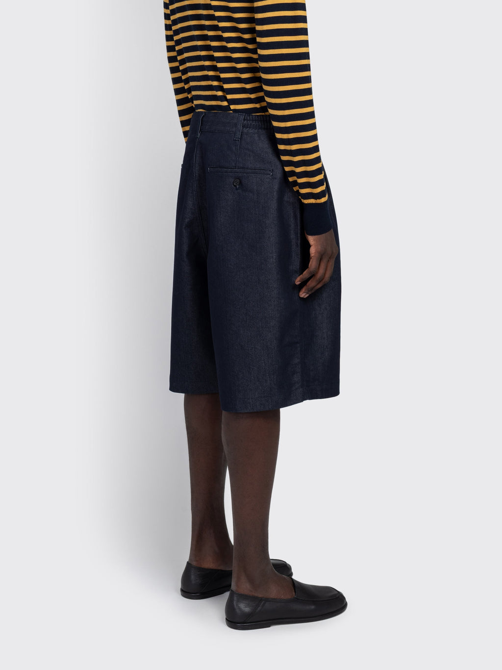 Comme des Garçons Twill Bermuda Shorts - Blue