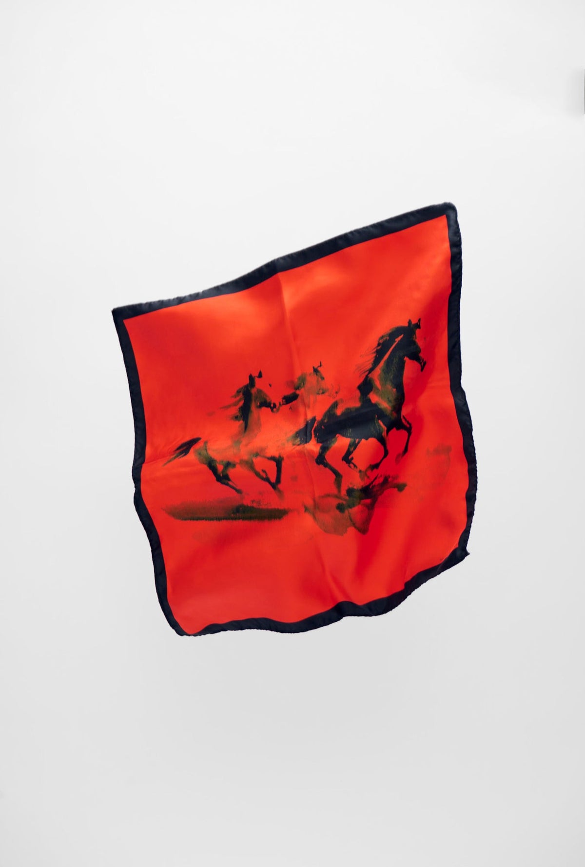 Silk Laundry Twill Scarf Year of the Horse