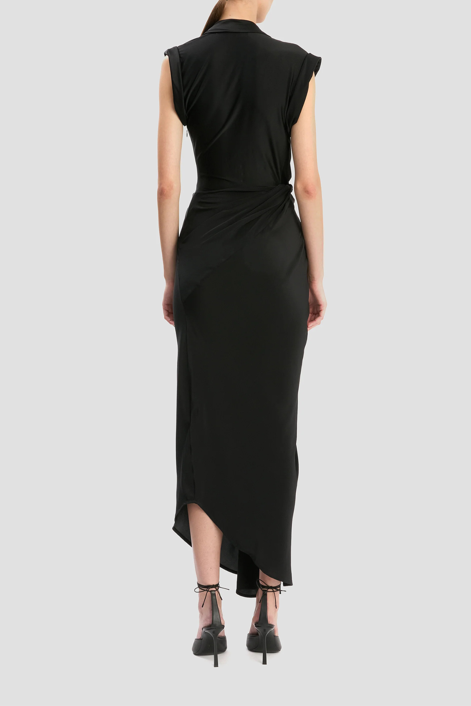 Victoria Beckham Twist Detail CDC Dress - Black