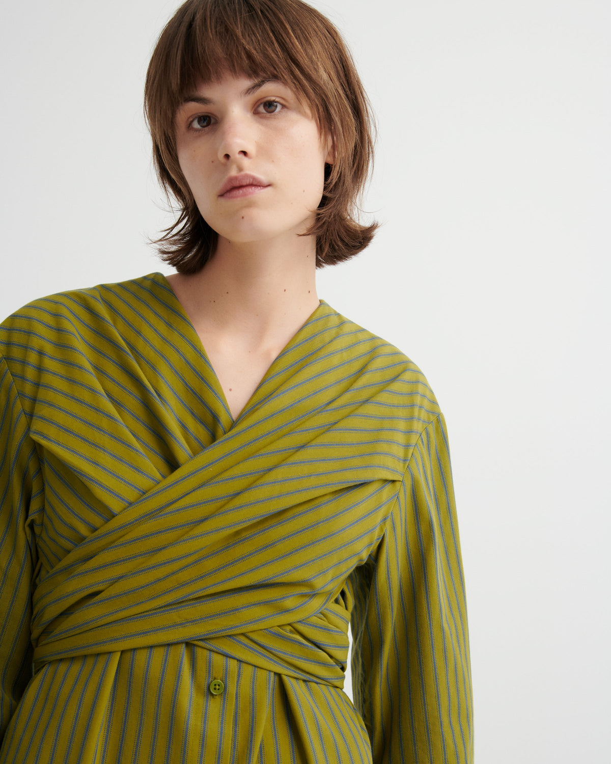 Kowtow Twist Dress - Artisan Stripe