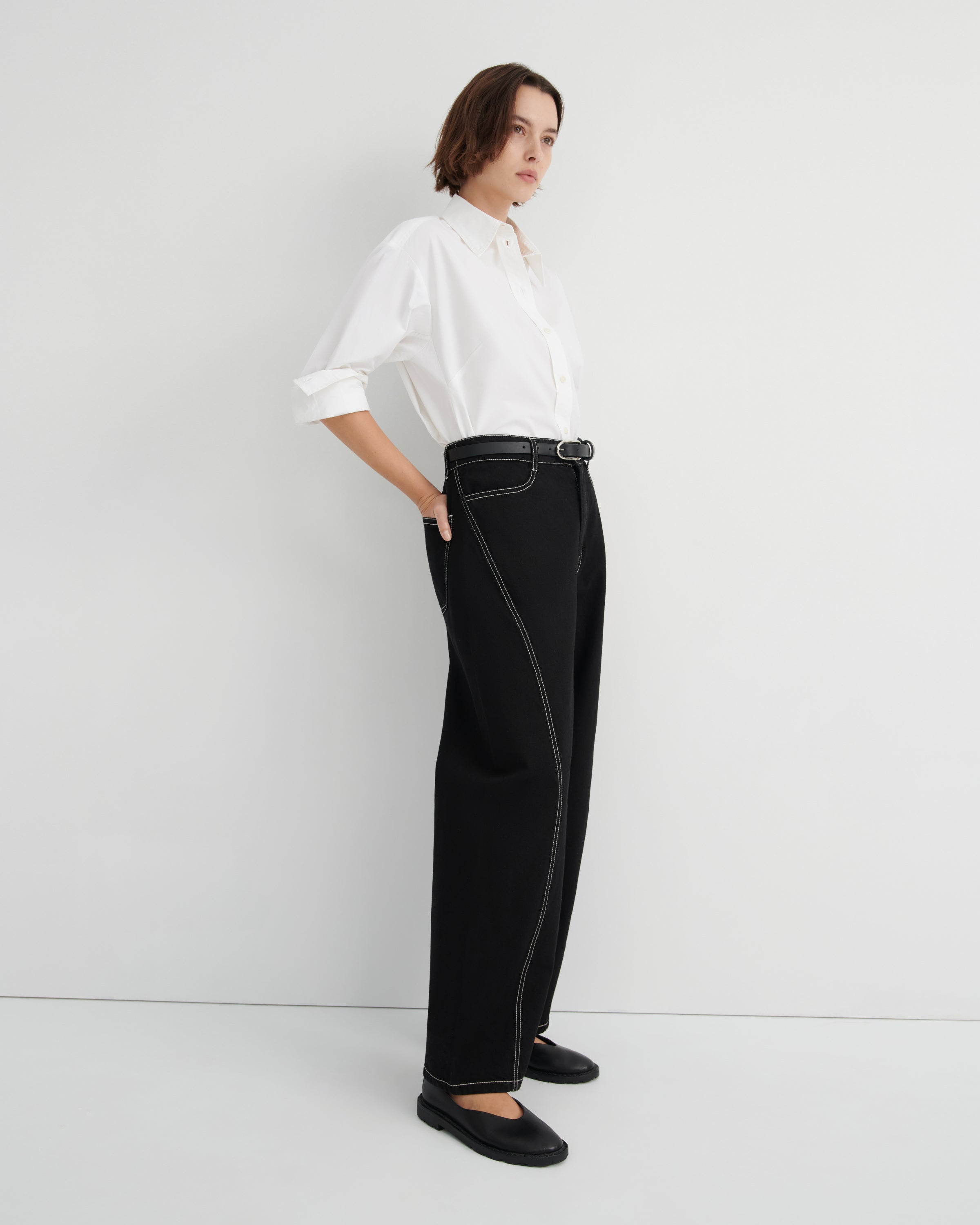 Kowtow Twist Jeans - Black Denim