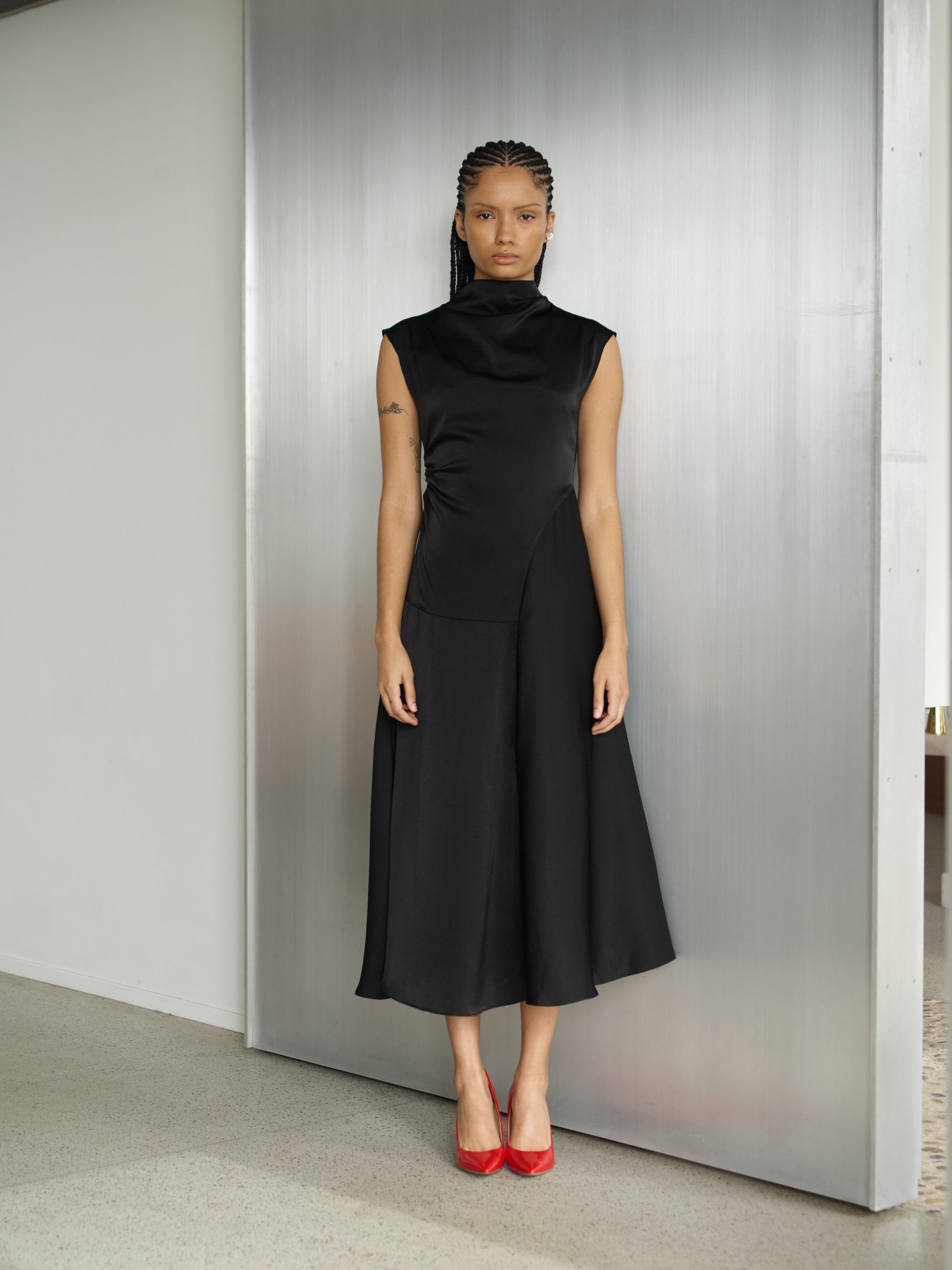 Atelier Delphine Twisted Dress - Black