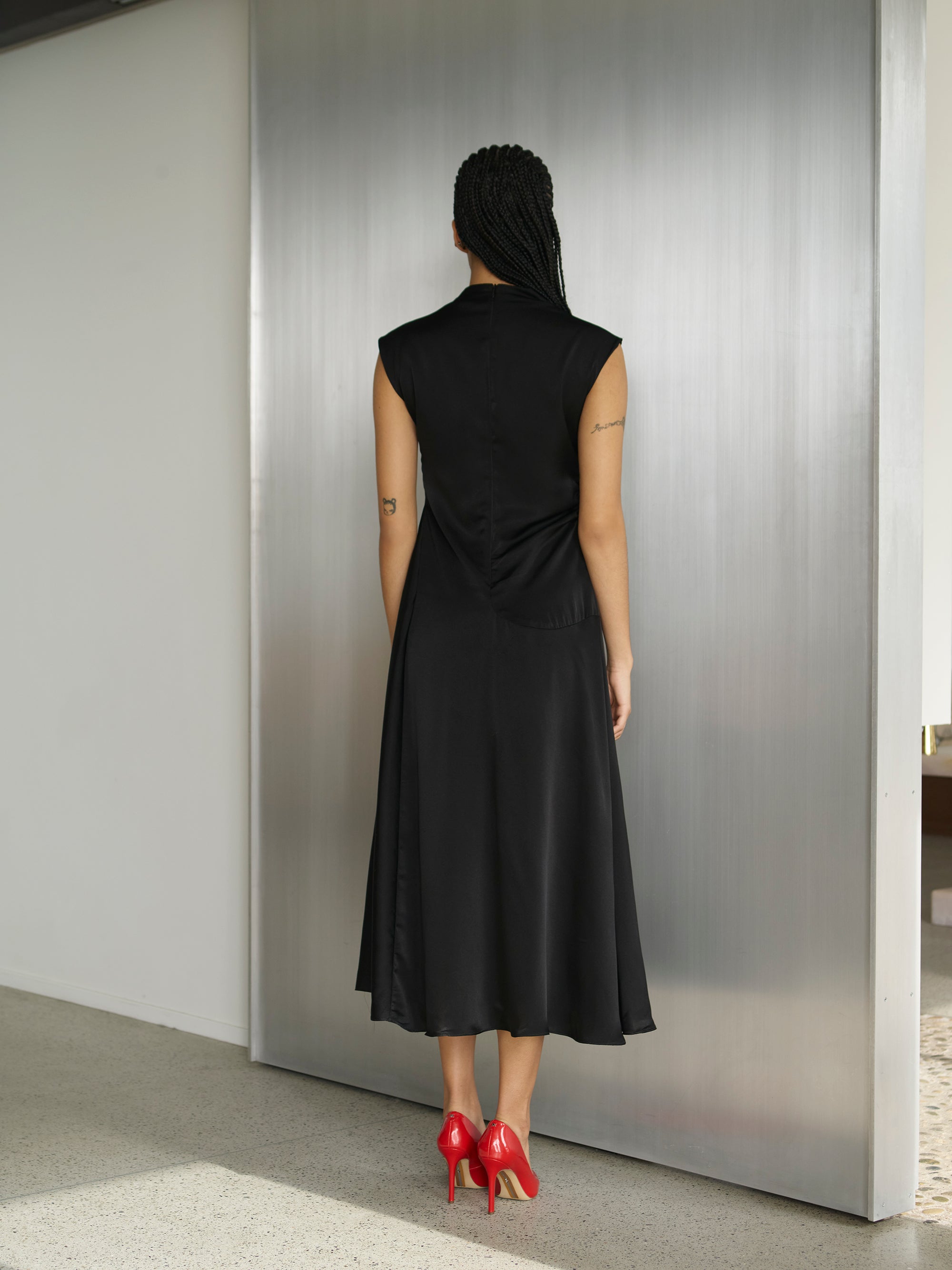 Atelier Delphine Twisted Dress - Black