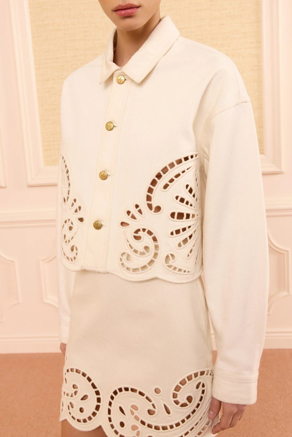 Ulla Johnson Bobbi Eyelet Jacket