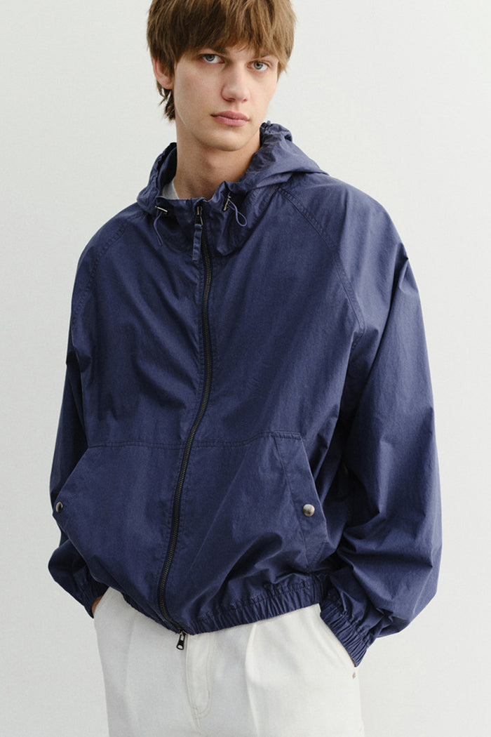 Dunst Summer Breeze Windbreaker - Navy Blue