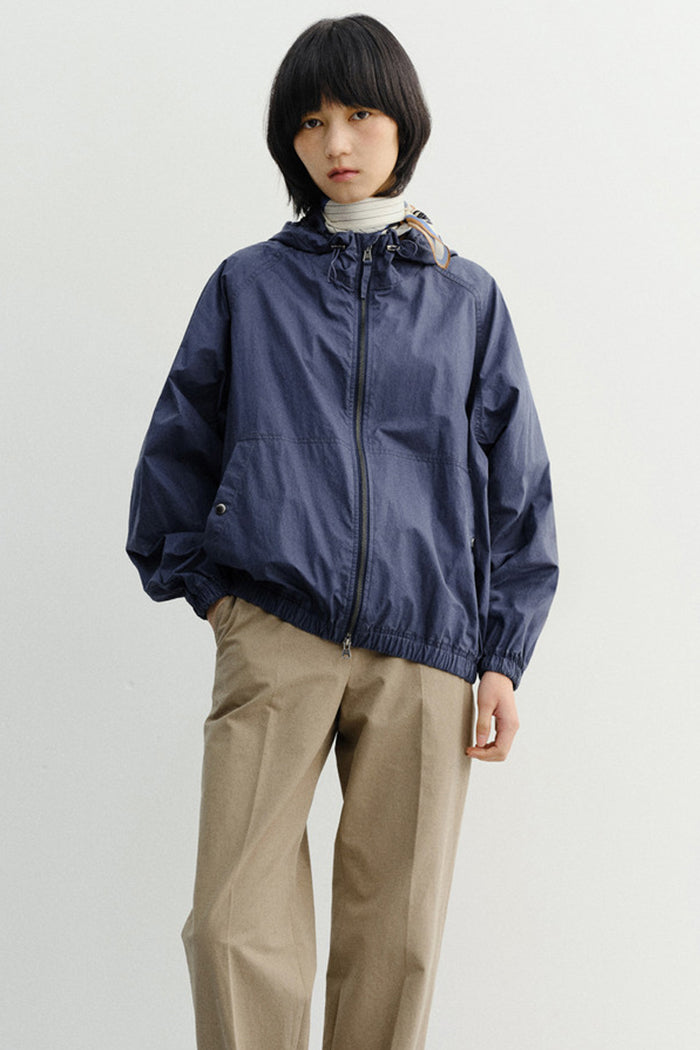 Dunst Summer Breeze Windbreaker - Navy Blue