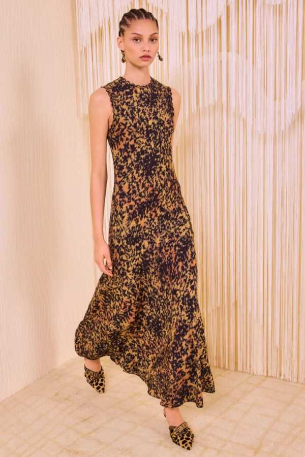 Ulla Johnson Clea Sleeveless Bias Long Dress - Savannah