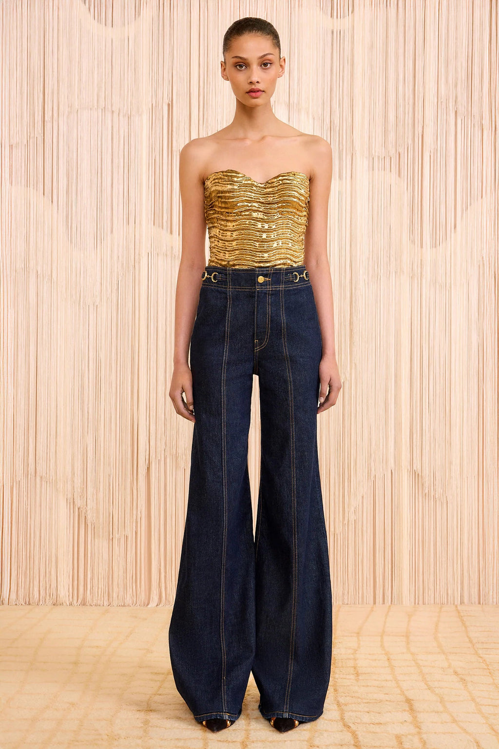 Ulla Johnson Delphine High Rise Jean - Tigris