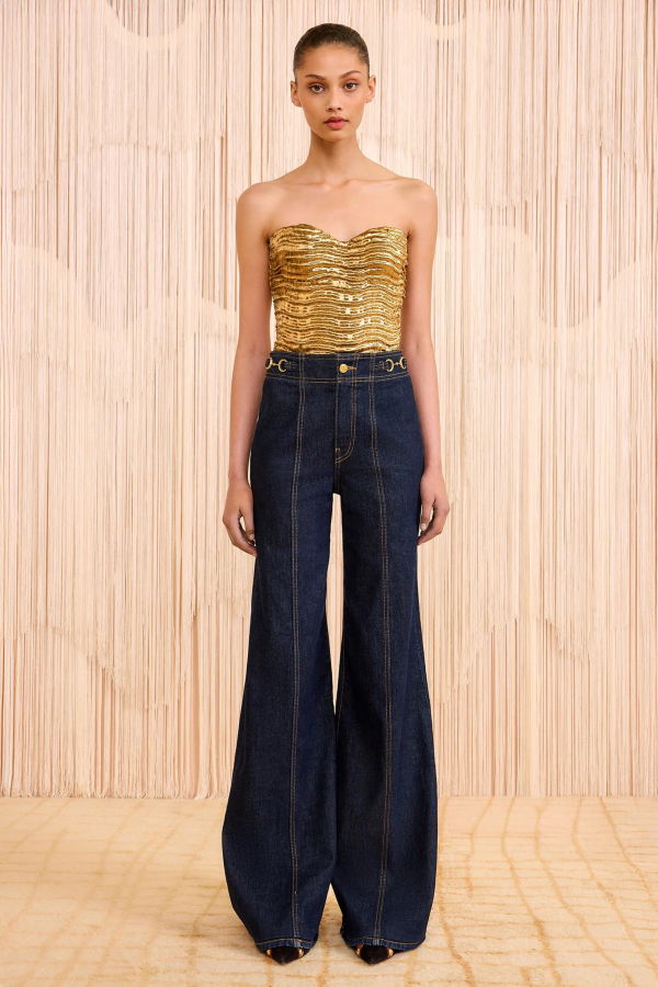 Ulla Johnson Delphine High Rise Jean - Tigris