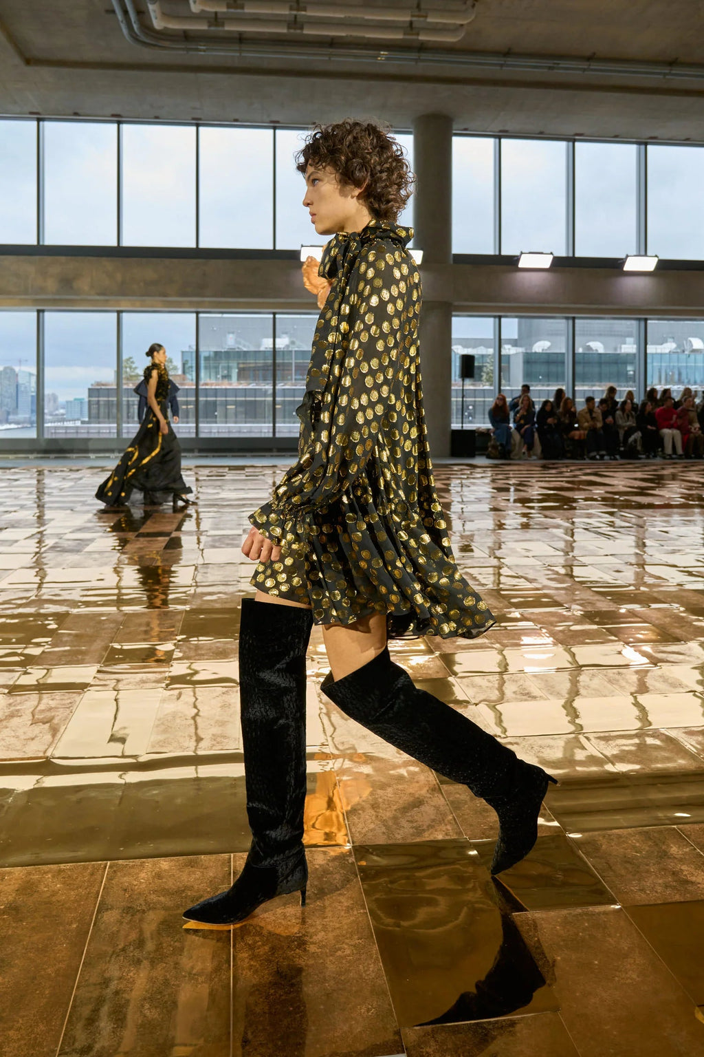 Ulla Johnson Loretta Silk Long Sleeve Mini Dress