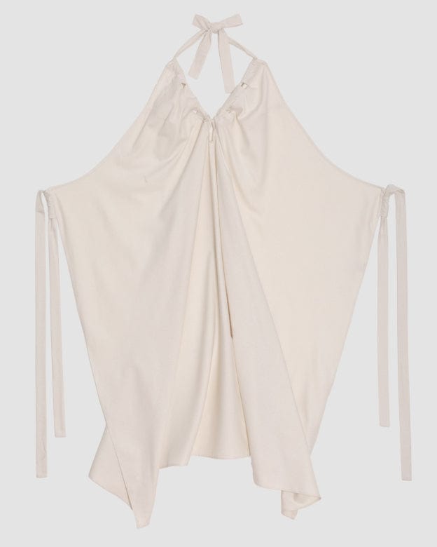 Baserange Undyed Node Dress - White