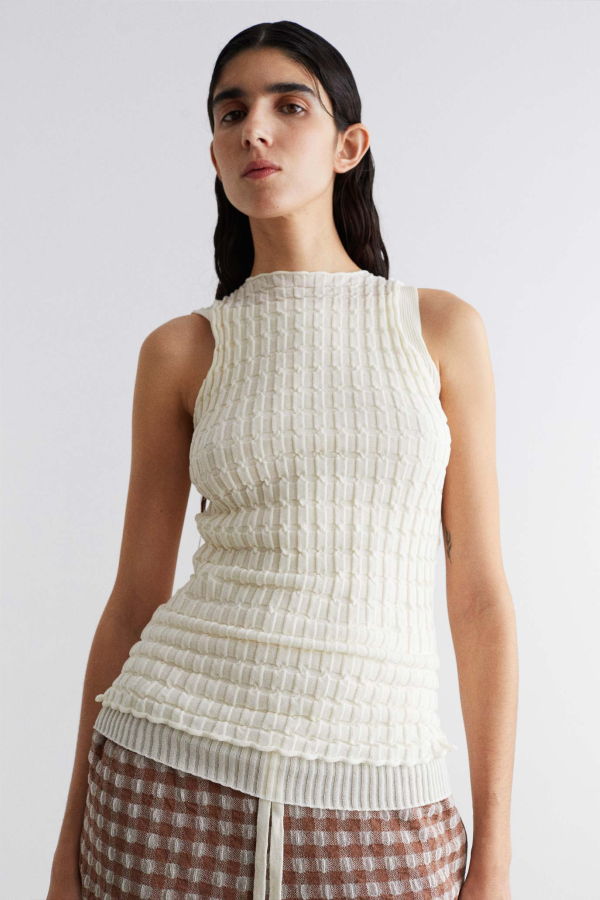 Rus Unkai Top - Chalk