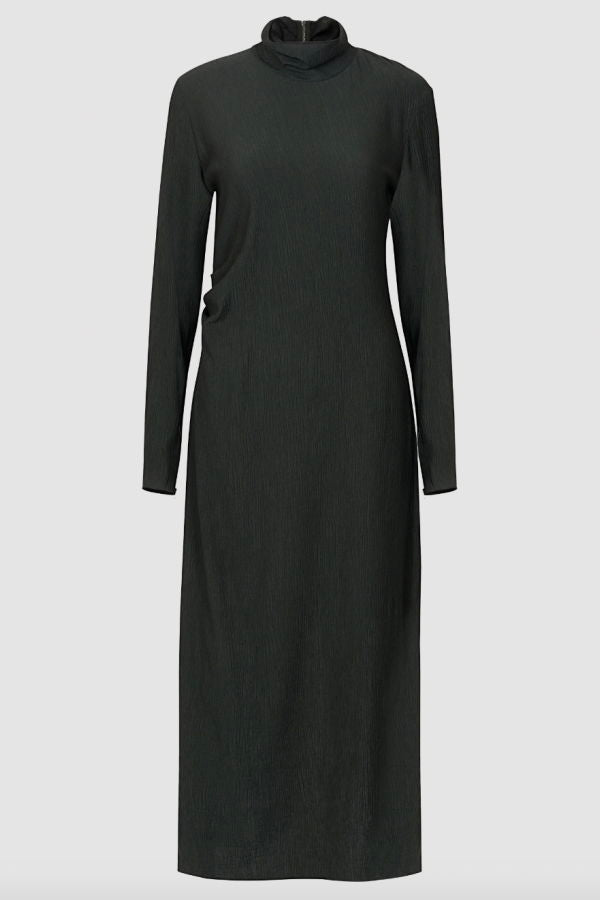 Untitled in Motion Aurora Dress - Black Crinkle