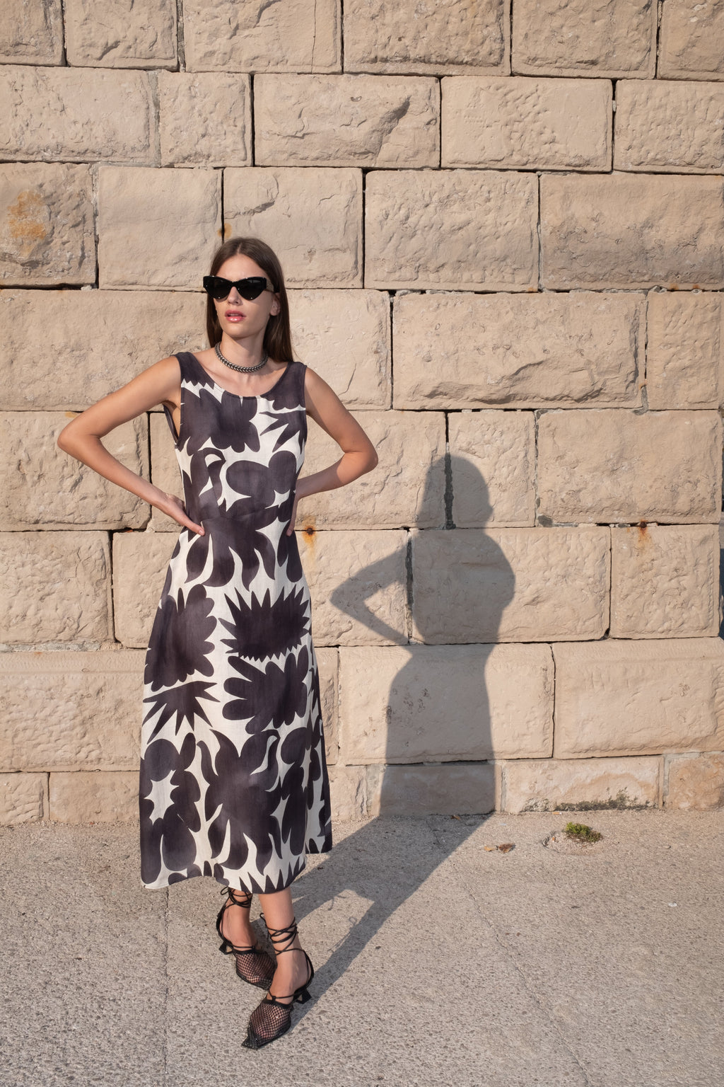 Untitled in Motion Malikoh Dress - Facula-Black