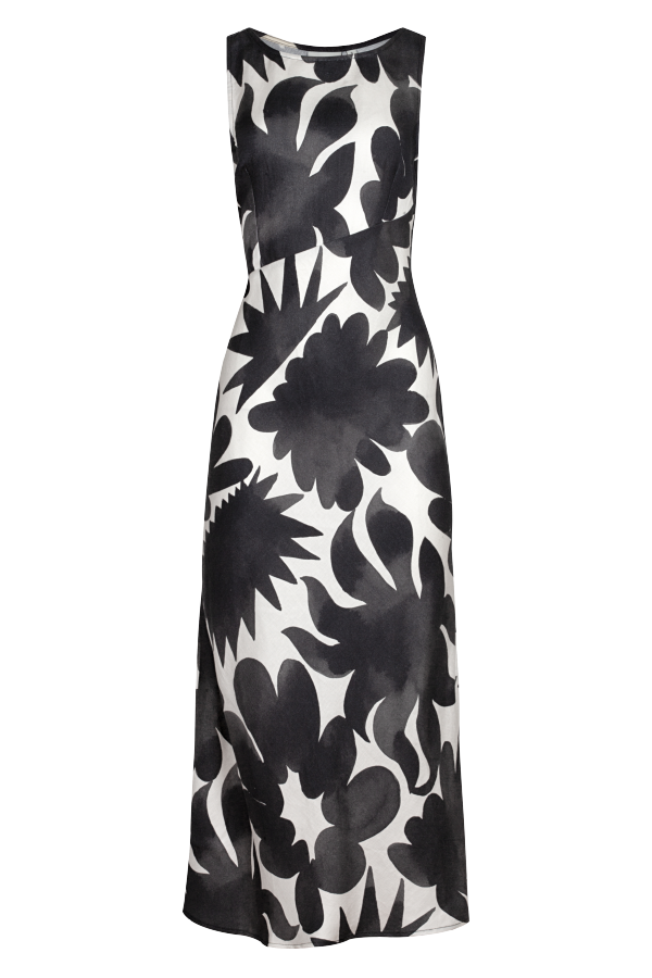 Untitled in Motion Malikoh Dress - Facula-Black