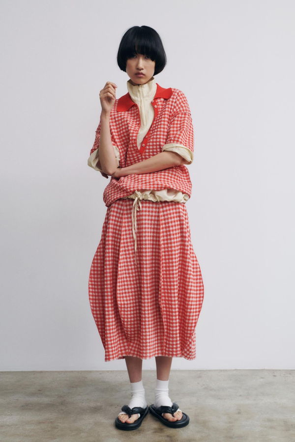 Rus Uovo Skirt - Tomate