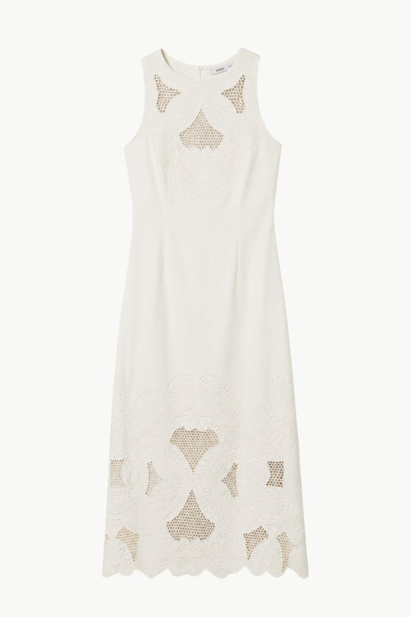 Veronica Beard Upten Midi Dress - Dove
