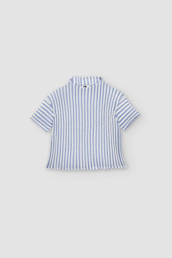 Rus Usugiri Top - Salvia Blue/Chalk