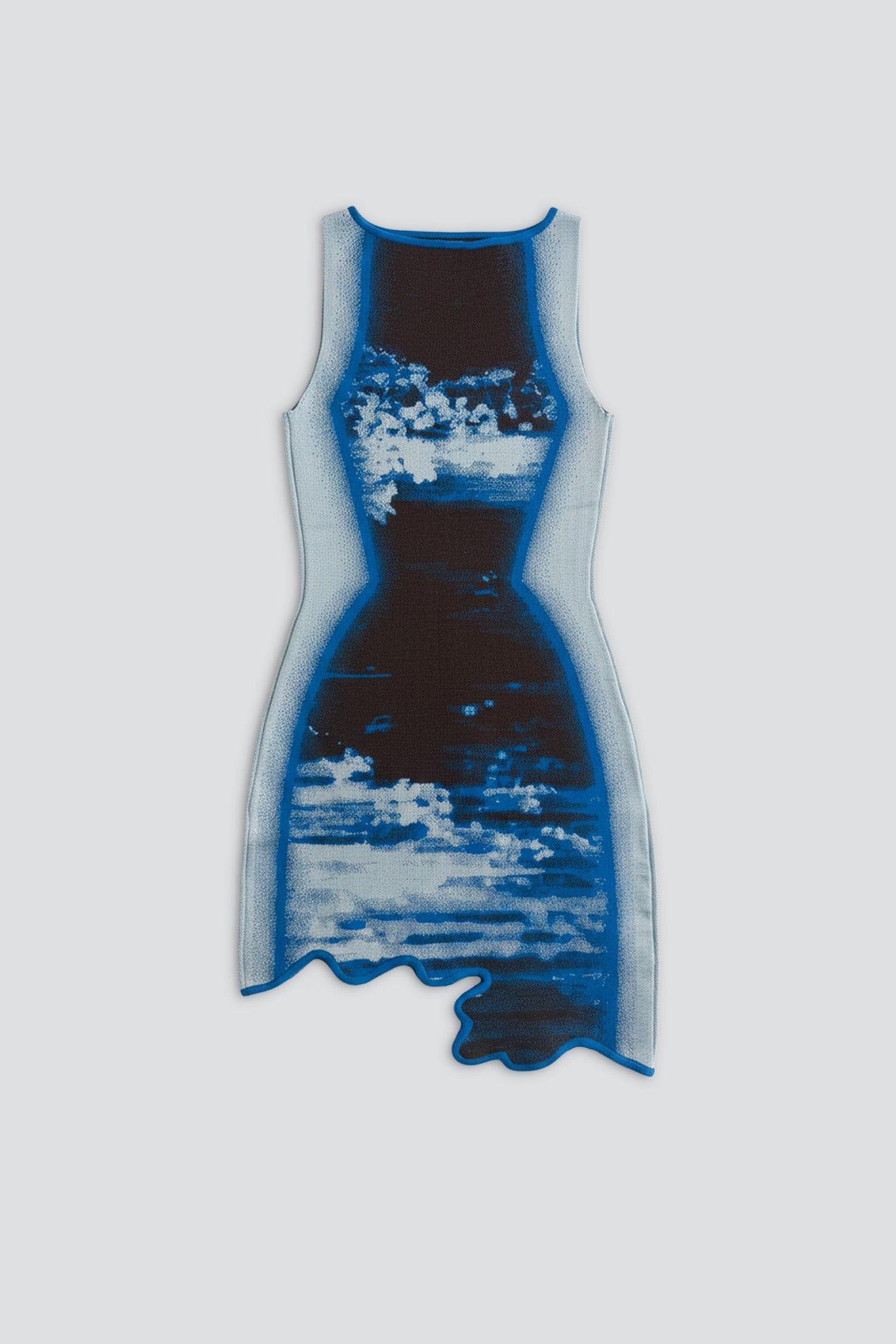 PH5 Utah Blue Hazel Mini Wavy Dress