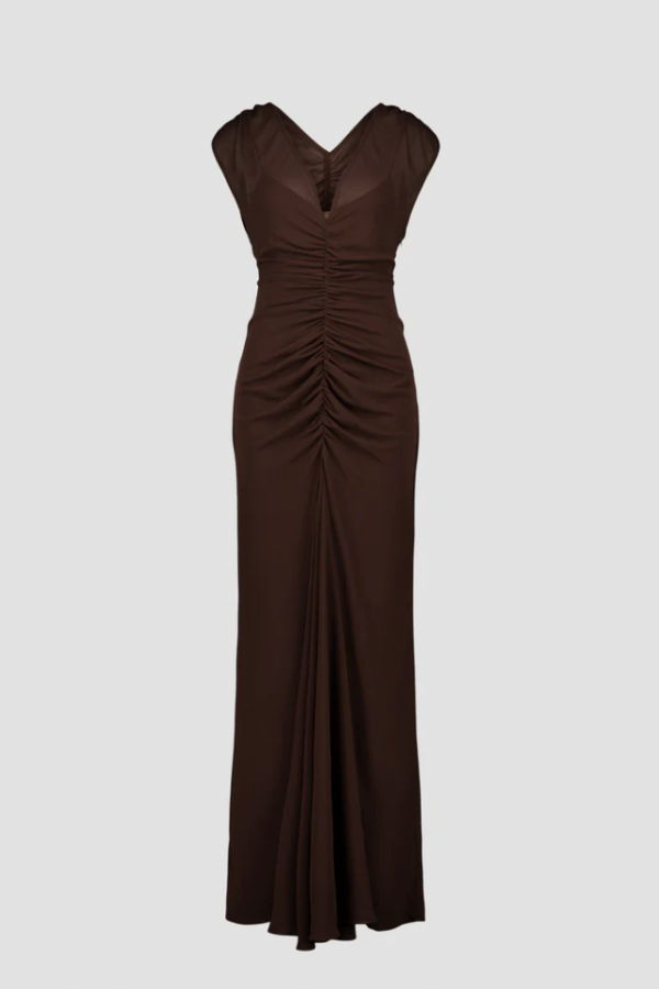 SAEMDI V-Neck Mermaid Dress