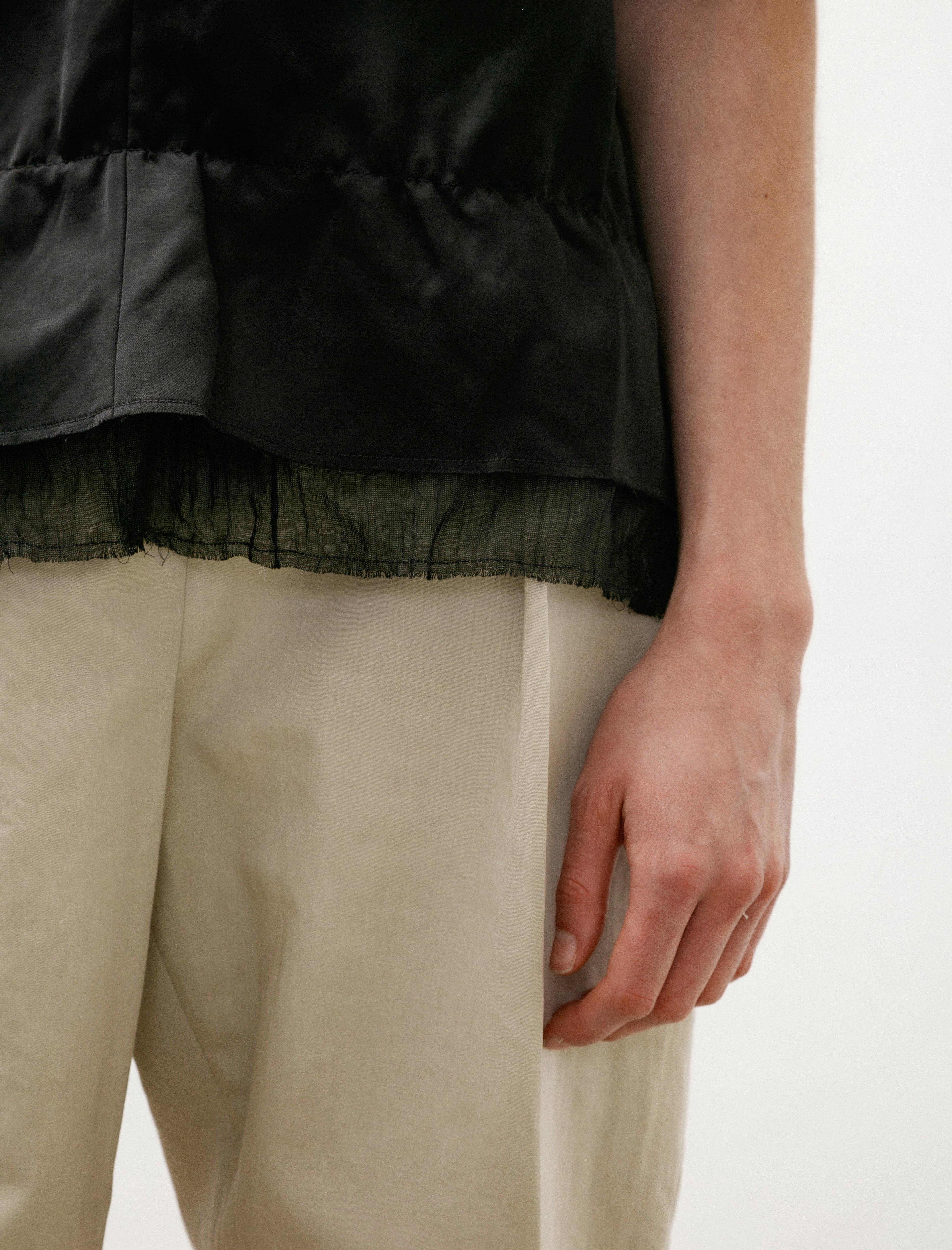 Totême V-Neck Satin Pullover