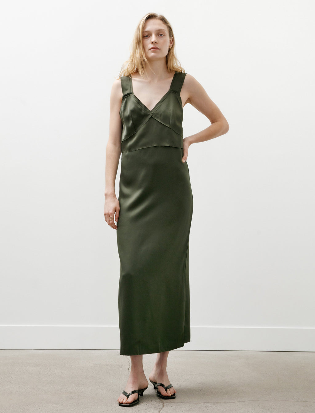 Totême V-Neck Slip Dress