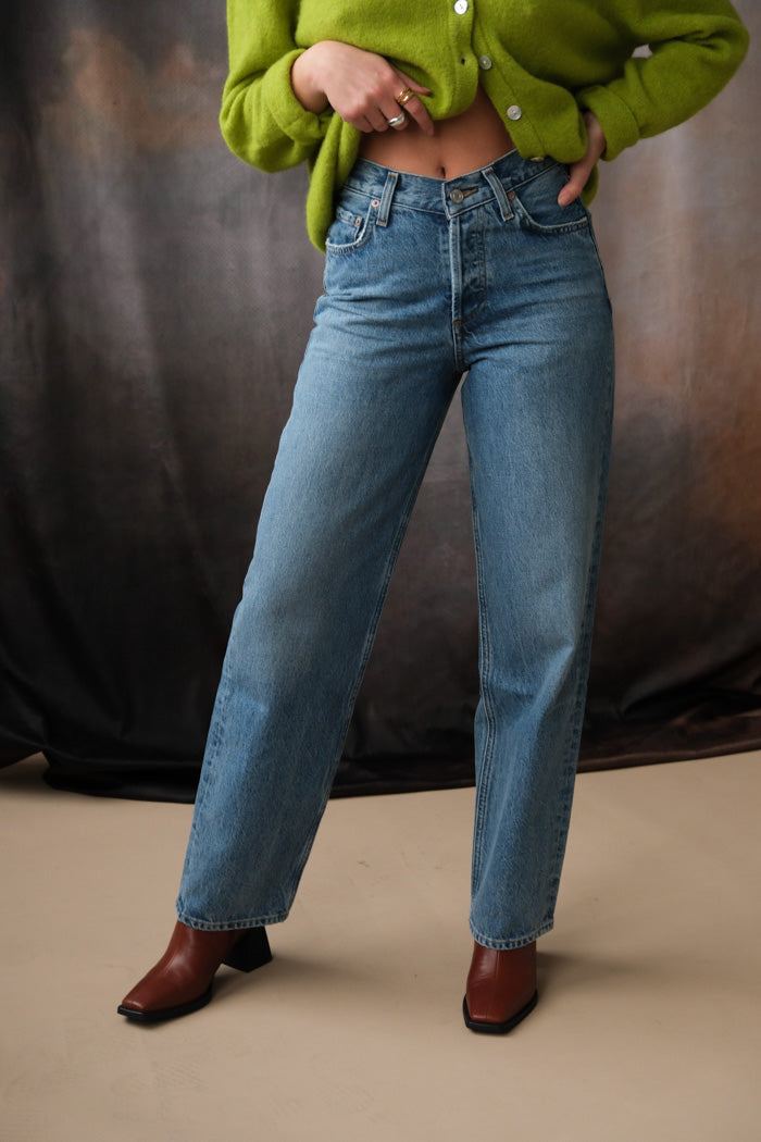 AGOLDE V WAIST BAGGY jean - FAIRWAY