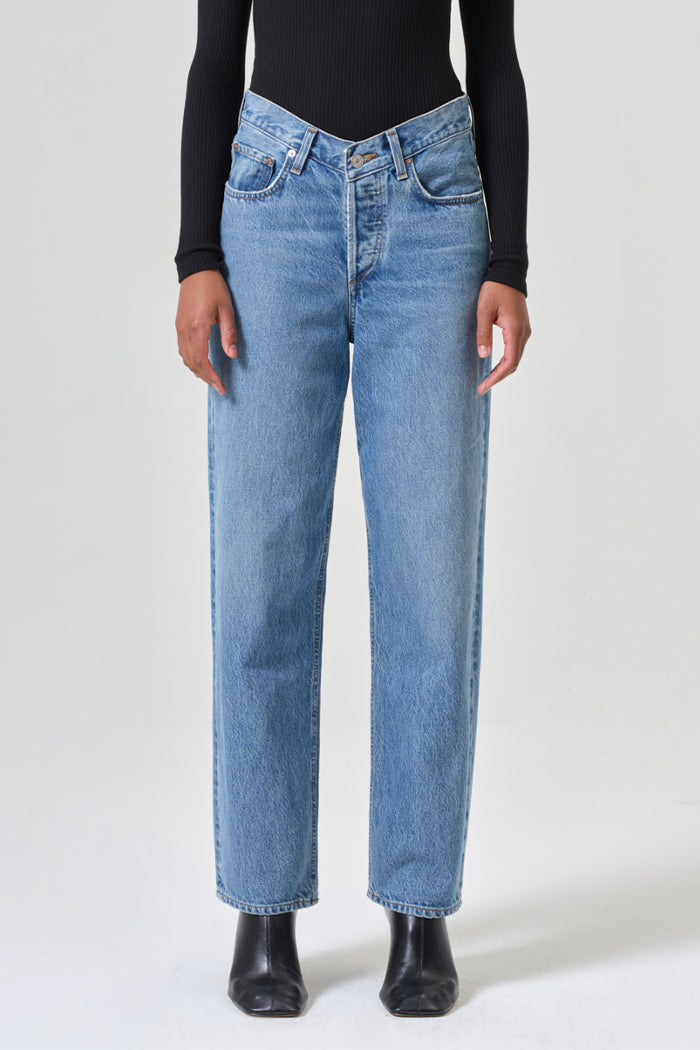 AGOLDE V WAIST BAGGY jean - FAIRWAY
