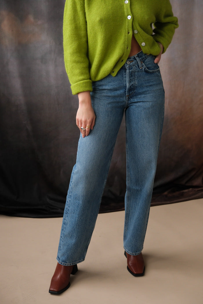 AGOLDE V WAIST BAGGY jean - FAIRWAY